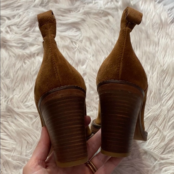 Maje Suede Elasticised Carmel Booties sz 36 - Picture 5 of 8